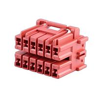 Molex 505605-1202 Receptacle Housing CP3.3 RECPT 3.3mm DR 12CKT POLZ PsInLk RD