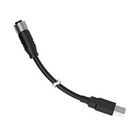 Banner Engineering MQDEC-1703SS-USB Sensor Cables / Actuator Cables Cordset: Double Ended M12 to USB-A; 17-pin Straight Female; 4-pin Straight Male; 1 m 17x26 Shielded Black PVC Jacket; Nickel-Plated Brass Coupling Nuts