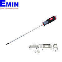 KTC D1M2-830 Hard Plastic Grip Long Screwdriver (300/430mm)