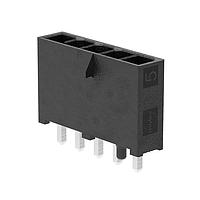 Molex 215915-1005 Headers Mini-Fit Max Vertical Header, Single Row, 5 Circuits, Tin (Sn) Plating, Black