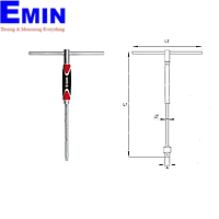 Yato YT-1567 T-type adapter with rotary handle 1/2"
