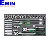 TOPTUL GEA3005 3/8"Socket Set (30 pcs)