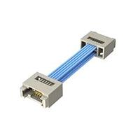 Samtec T1SDT-06-28-GF-08.0-T1 Double Row Discrete Cable 1.00 mm Micro Mate Double Row Discrete Wire Cable Assembly, Teflon Fluoropolymer Wire, Terminal