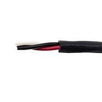 Alpha Wire 25002 BK199 UL AWM 20668 VW-1 22 AWG 2 Conductor 300V Unshielded PVC, PUR PER FT Spool, Black