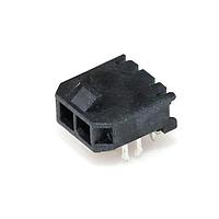 Molex 43650-0210 Shrouded R/A HDR SMT 2P GOLD w/Retention Clip