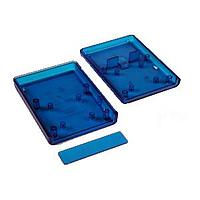 Hammond Manufacturing 1593STBU Hand Held Instrument Box w/BattDoor, ABS 3.6x2.6" ClearBlue