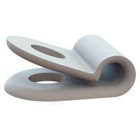 Eagle Plastic Devices 561-B0125-B Clamp CABLE CLMP .125" BLK