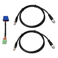 DIGI 76002138 Ethernet Modules TX40 ITxPT Kit:  TX router ITxPT Power Adapter Cable, 10cm, Black; Ethernet Cable M12 X-code Male, RJ45, Cat 5e, 1m, Black