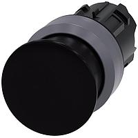 SIEMENS 3SU10301AD100AA0 Mushroom PUSHBUTTON, MOM, BLK, MH CAP O30MM