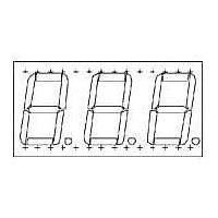 Lumex LDT-C514RI Numeric Display 3 DIGIT .56" RED/ORG
