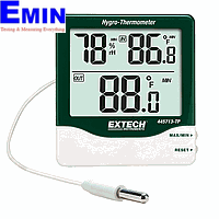 EXTECH 445713-TP Big Digit Indoor/Outdoor Hygro-Thermometer (Compact Hygro-Thermometer with Detachable Probe)