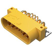 Amphenol Positronic GFSH89M47B/AA Power to the Board GFSH Series 17 Position Pin (Male) Solder Tail Mounting Bracket Power Connector