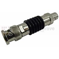 Fairview SA6B10W-30 30 dB Fixed Attenuator BNC Male To BNC Female Up To 6 GHz Rated To 10 Watts With Black Aluminum Heatsink Body