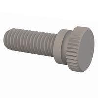 Essentra Components 0937516100TB Thumb Screw Knurled Thumb Screw, 3/8-16 Thread, 1 Lg