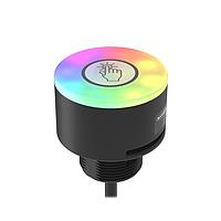 Banner Engineering K50PTCAMGRY3AQP Pro Touch Audible Button K50 Pro Compact Touch: 3-Color RGB Touch Sensor with Audible; 12-30 V dc; Polycarbonate; IP67 IP69K; Bimodal, NO, Latching; Multicolor; 150 mm (6 in) 5-pin M12 PVC Pigtail QD