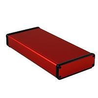 Hammond Manufacturing 1455L2201RD PC Board Alum w/Medal Ends 8.66x4.06x1.20" Red