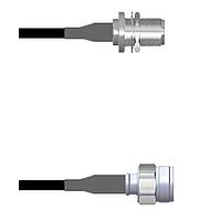 Amphenol Custom Cable Q-23054000D008i RF Cable Assemblies N-SJB/TNC-SP LMR19 8I