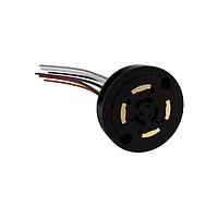 Amphenol Commercial Products FLA-R4141-30 Receptacle FLA Rot Rcpt,3 power 4 Signal,14AWG,105C