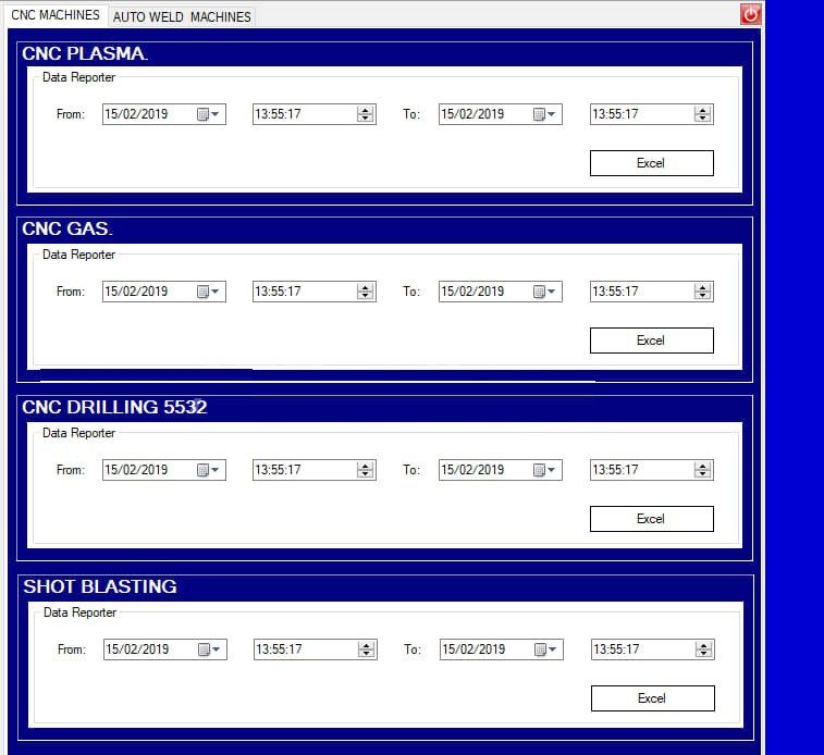mẫu báo cáo hệ thống giám sát sản xuất