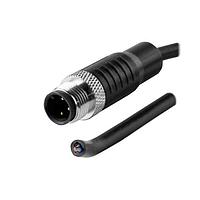 Same Sky (formerly CUI Devices) CDM1232-05A-02MST-1M-67 Sensor Cables / Actuator Cables M12 Male Molded  Cable, Straight, Shielded?A-Coding 5PIN , Cable Jaket PVC 1.0M, Screw M12X1.0