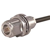 HUBER+SUHNER 24_N-50-3-10/133_NE Connectors N straight bulkhead cable jack(f)