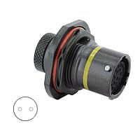 Eaton Souriau-Sunbank 8STA71002SA Connectors Jam Nut Receptacle - size 10 - 2 contacts - Female
