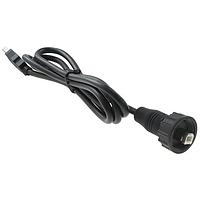 Amphenol Socapex USBBF6100 USB 2.0 USB TYPE B MALE PLUG W/ 1M CORD-TYPE A