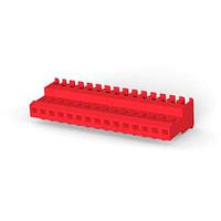 AMP Connectors - TE Connectivity 4-640620-5 Receptacle Housing 15P MTA100 CONN ASSY F/T RED