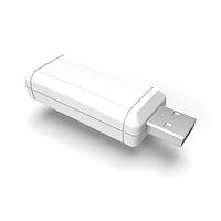 New Age Enclosures P1A-210906U USB Enclosure Tiny Remote 2.1 x 0.9 x 0.6 inch - White