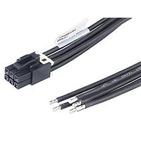 Molex 224086-1063 OTS Cable Assembly Mini-Fit Max Female-to-Pigtail Cable ASSY Tin Plt 6 Ckts 300mm Lgth 2.5mm Blk