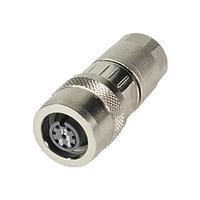 HARTING 21038212830 Circular Metric Connectors M12 PUSHPULL 8POLE A-CODED FEMALE