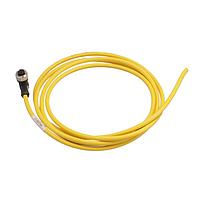 HARTING 21350400517020 Sensor Cables / Actuator Cables M12 A-code 5-pin Angled female to open end, 2m, PVC yellow jacket