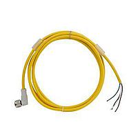 Eaton CSDR4A4CY2202 Sensor Cables / Actuator Cables CORDSET,DC,RA,4P 4W,2M,YEL