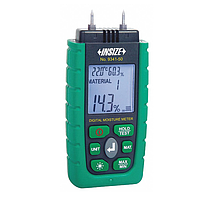 INSIZE 9341-50 Digital Moisture Meter (0~60%;-10~50°C/14~122°F'; 0~100%RH)