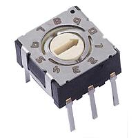 CTS Electronic Components 220ADA10 Rotary Switches 10 pos thru hole Flush arrow rotor