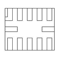 Texas Instruments TXU0304RUTR 4-bit Fixed Direction Voltage Level Translator Four-channel fixed m ultidirectional leve