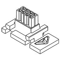 Molex 44133-1601 Receptacle Housing Microfit BMI Float R ecept 16Ckt High Rib