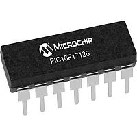 Microchip Technology PIC16F17126-I/P MCUs 28KB Flash, 512B RAM, 128B EEPROM, 12b Diff. ADCC, 1xOP-AMP, 2x16-bit dual PWM