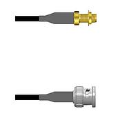Amphenol Custom Cable Q-2Y00L0008008i RF Cable Assemblies SMA-SJB/BNC-SP RG58 8I