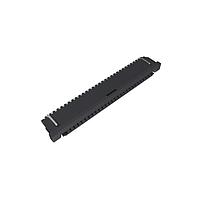 Amphenol FCI SFW28R-5STE1LF Board Mount 1.00mm Flex Connector, SFW-R series, 28 Position, Bottom side Contact, Side Entry Surface Mount ZIF CIC Connector, Lead Free.
