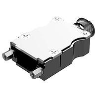 Amphenol Positronic D9000APNT20/AA Banded Backshell D-Sub Backshell Banded Elliptical Top Entry slot, F, 4-40 treads/washer set,Sz 1