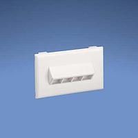 Panduit NK4HSRFIG Electrical Enclosures NK Snap-on HORZ Sloped Facepla