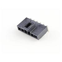 Molex 105313-1606 Headers & Wire Housings NANOFIT HDR RA SGL 6CKT 30AU BLK