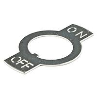 NKK Switches AT201 Plate ON-OFF I.D. PLATE