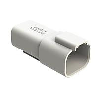 Amphenol SINE Systems AT04-4P-WHT Connectors A SERIES-AT-CONNECTORS