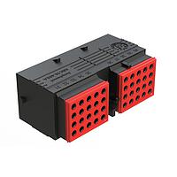 Amphenol SINE Systems ARC18-40SA-P013 Headers 40 Position, Plug, Socket Contact, Size 16, Jackscrew, Bonded Front Seal, Keyed A