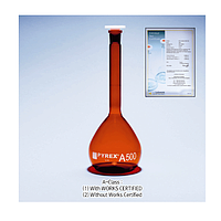 Pyrex Py.3152.06AWC A-class Amber Volumetric Flask (10ml)
