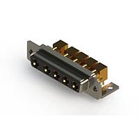 EDAC 630-5W5-240-5NC Mixed Contact D-Sub Connectors Right-angle Power Combo D-Sub Connector