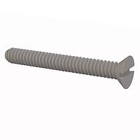 Essentra Components 020256B025 Slotted Countersunk 100 Slotted CSK Screw, #2-56 Thread, 1/4 Lg