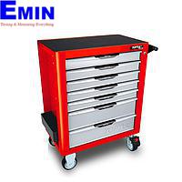 TOPTUL GCAJ227H W/7-Drawer Tool Trolley (227pcs, Red)